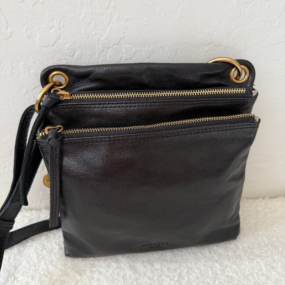 Margot New York Leather Crossbody "Allie" BLACK
